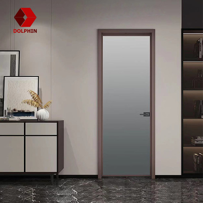 Modern Design Swing Aluminum Interior Room Double Glass Door Casement Doors For House