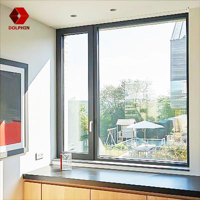 Energy Saving Thermal Break Steel Glass Casement Windows Aluminum Tilt And Turn