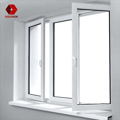 Energy Saving Thermal Break Steel Glass Casement Windows Aluminum Tilt And Turn