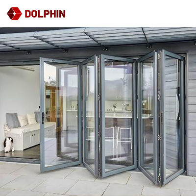 Horizontal Sliding Folding Windows , Black White French Style Window For Villa