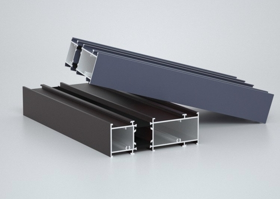 Champagne Anodised Aluminium Extrusions House Window Aluminum Profile