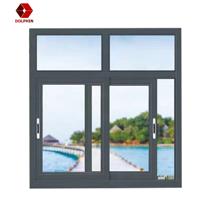 Modern Design 3-Rails Thermal Break Aluminum Frame Sliding Panels Doors And Windows