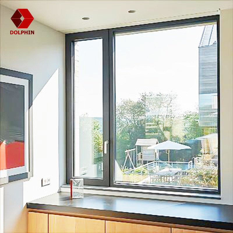 Energy Saving Thermal Break Steel Glass Casement Windows Aluminum Tilt And Turn